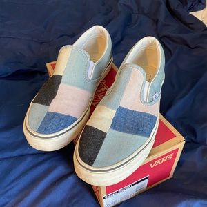Vans Denim Patchwork Slip ons